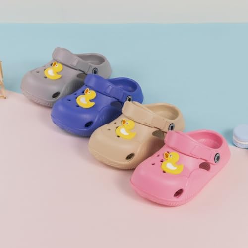 KIDSUN Toddler Kids Boys Girls Cute Garden Clogs Water Sandals Slip On Shoes Slipper Slides Lightweight Outdoor Summer Infant Children Beach Pool Play Shoes (Baby/Toddler Kids)