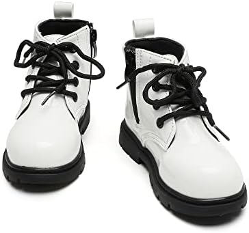 Komfyea Boys And Girls Lace Up Zipper Outdoor Ankle Boots(Toddler/Little Kids)