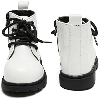 Komfyea Boys And Girls Lace Up Zipper Outdoor Ankle Boots(Toddler/Little Kids)