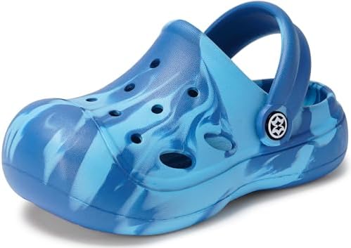 KVbabby Toddler Clogs Boys Girls Ganden Shoes Little Kids Slip on Slides Sandals Children Summer Beach Pool Water Shower Slippers