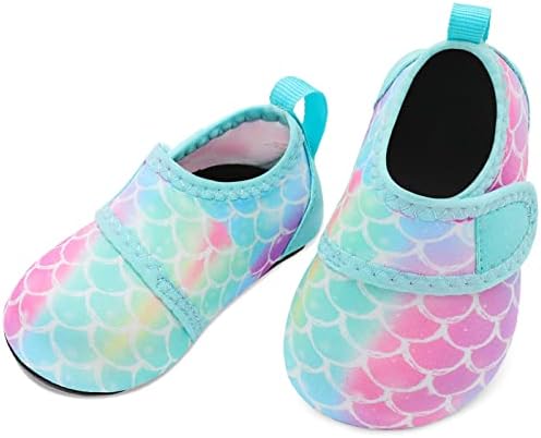 L-RUN Baby Water Shoes Barefoot Walking Shoes Infant Aqua Sock Swim Shoes for Beach Pool Sand Babies First Walker Shoes