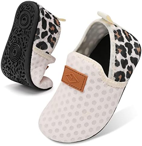 Lefflow Toddler Water Shoes Kids Quick Dry Beach Swim Socks Shoes Baby Non Slip House Slippers