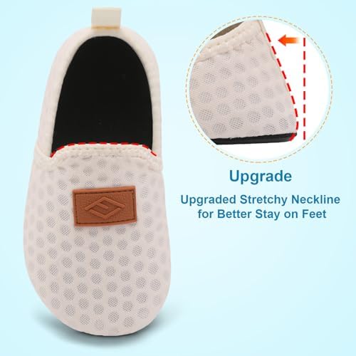 Lefflow Toddler Water Shoes Kids Quick Dry Beach Swim Socks Shoes Baby Non Slip House Slippers