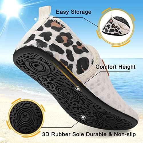 Lefflow Toddler Water Shoes Kids Quick Dry Beach Swim Socks Shoes Baby Non Slip House Slippers