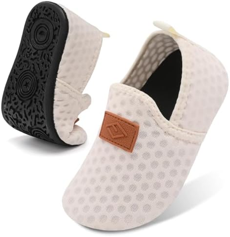 Lefflow Toddler Water Shoes Kids Quick Dry Beach Swim Socks Shoes Baby Non Slip House Slippers