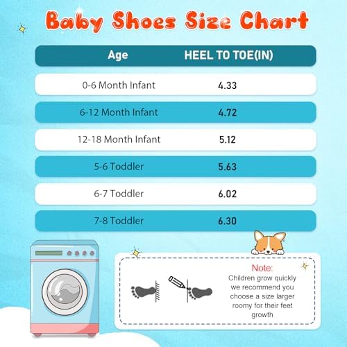LeIsfIt Baby Shoes Boys Girls First Walking Shoes Non-Slip Toddler Breathable Sneakers Infant Sneakers