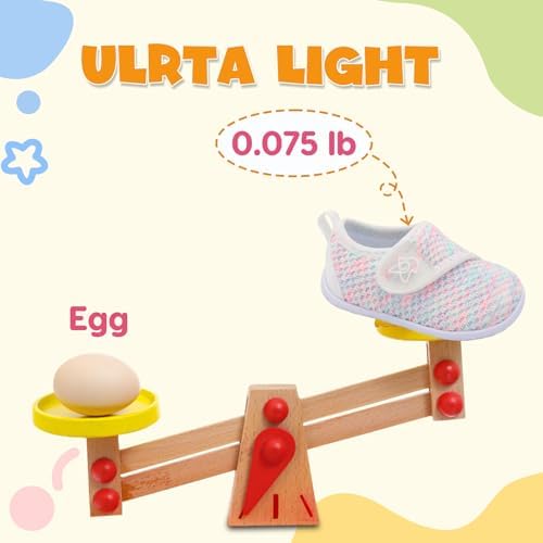 LeIsfIt Baby Shoes Boys Girls First Walking Shoes Non-Slip Infant Sneakers Lightweight Slip-on Crib Sneakers For First Walkers