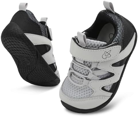 LeIsfIt Baby Shoes Boys Girls First Walking Shoes Non-Slip Toddler Breathable Sneakers Infant Sneakers