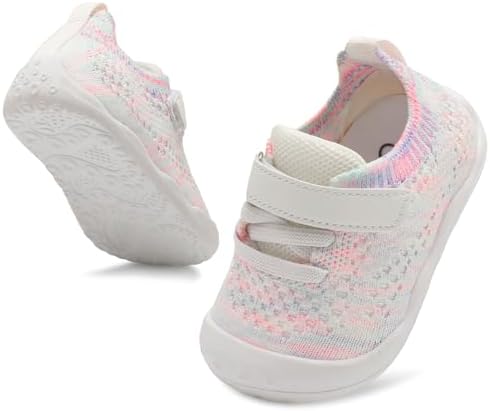 LeIsfIt Baby Shoes Girls Boys First Walking Shoes Infant Sneakers Crib Shoes Lightweight Non-Slip Shoes