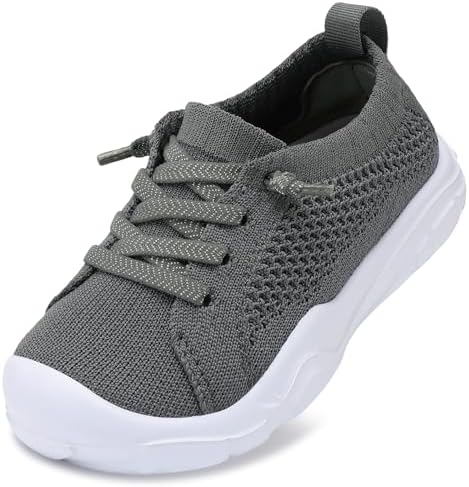 LeIsfIt Toddler Shoes Boys Girls Barefoot Shoes Kids Breathable Sneakers Tennis Shoes Slip on Shoes