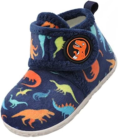 LeIsfIt Toddler Slippers Boys Girls House Slippers Kids Winter Boots Warm Lightweight House Shoes Non-slip Indoor Slipper Shoes