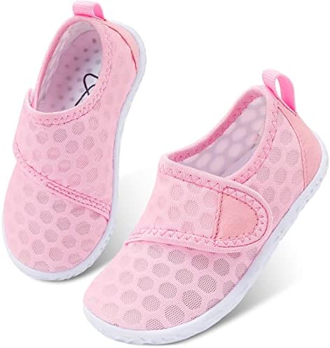 LeIsfIt Toddler Water Shoes Boys Girls Aqua Socks Kids Breathable Swim Shoes Non-Slip Barefoot Beach Shoes