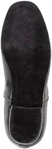 Linodes Breathable Men's Latin Dance Shoes 1 Inch Leather Sole Ballroom Salsa Tango Waltz Character Shoe