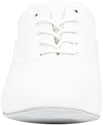 Linodes Breathable Oxford Men's Latin Dance Shoes 1 Inch Leather Sole Ballroom Salsa Tango Waltz Character Shoe