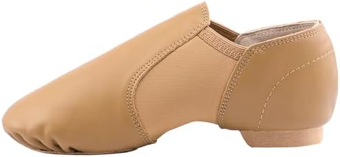 Linodes Leather Jazz Shoe Slip On For Girls And Boys (Toddler/Little Kid/Big Kid)