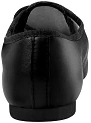 Linodes Leather Lace Up Unisex Jazz Shoe For Women And Men's Dance Shoes