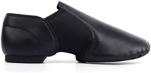 Linodes Unisex 006 PU Leather Upper Slip-on Jazz Shoe For Women And Men's Dance Shoes