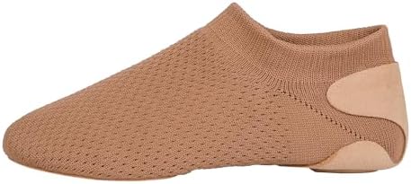 Linodes Unisex 019 Nylon Upper Leather Sole Slip-on Jazz Shoe For Women And Men's Dance Shoes