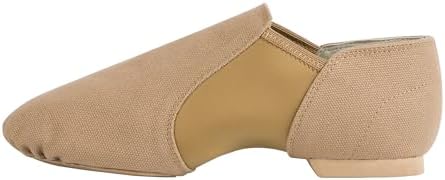 Linodes Unisex 09 Canvas Upper Slip-on Jazz Shoe For Women And Men's Dance Shoes