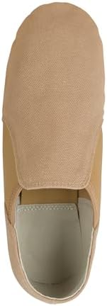 Linodes Unisex 09 Canvas Upper Slip-on Jazz Shoe For Women And Men's Dance Shoes