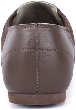 Linodes Unisex Leather Upper Jazz Shoe Slip-on For Women And Men's Dance Shoes