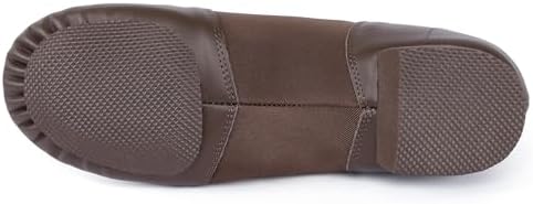 Linodes Unisex Leather Upper Jazz Shoe Slip-on For Women And Men's Dance Shoes