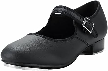 Linodes Unisex PU Leather Easy Strap Tap Shoe Dance Shoes for Women and Men's Dance Shoes-608