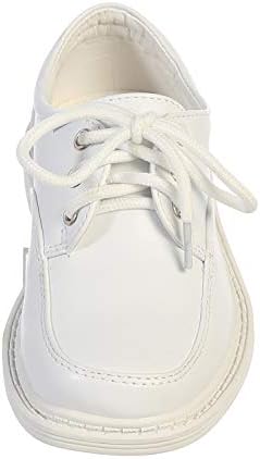 Lito Children's Wear Boys Dress Shoe - Lace Up Communion - Wedding Graduation Formal Matte Shoe