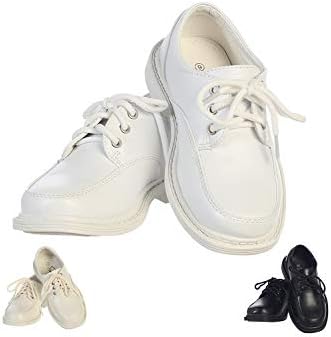 Lito Children's Wear Boys Dress Shoe - Lace Up Communion - Wedding Graduation Formal Matte Shoe