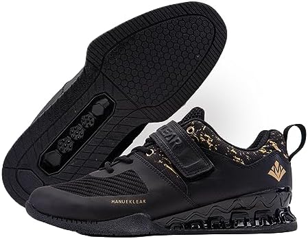 MANUEKLEAR Deadlift Shoes Strong Anti-Slip Lifting Shoes for Men Professional Training Weightlifting Shoes for Men and Women Squat Shoes for Powerlifting with Rubber Non-Slip Sole