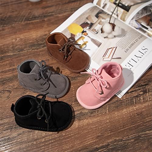 Meckior Baby Booties Newborn Infant Unisex Baby Girls Boys Velvet Rubber Anit-Slip Sole Shoes Toddler Fleece Cozy Winter Warm Prewalker Boots