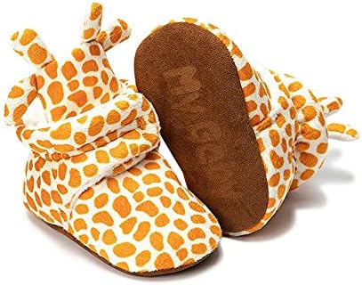 Meckior Newborn Infant Baby Girls Boys Warm Fleece Winter Booties First Walkers Slippers Shoes