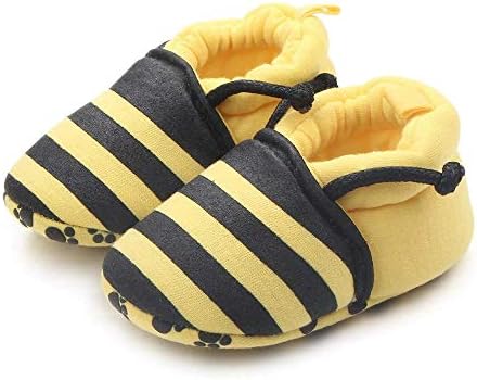 Meckior Save Beautiful Cute Cartoon Infant Unisex Baby Warm Cotton Anti-Slip Soft Sole First Walkers Shoes