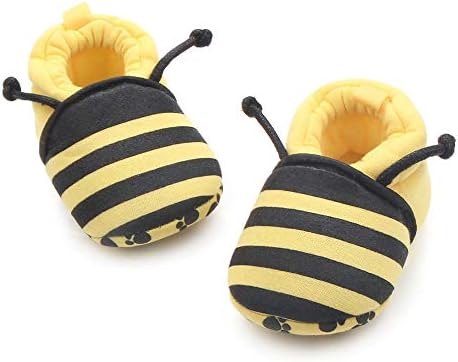 Meckior Save Beautiful Cute Cartoon Infant Unisex Baby Warm Cotton Anti-Slip Soft Sole First Walkers Shoes