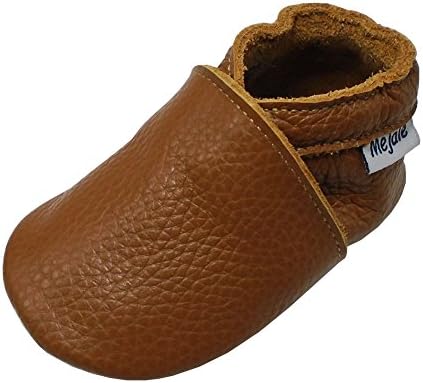 Mejale Baby Infant Toddler Shoes Slip-on Soft Sole Leather Moccasins Pre-Walkers
