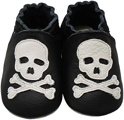 Mejale Baby Shoes Soft Sole Leather Moccasins Cartoon Butterfly Infant Toddler First Walker Slippers