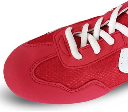 Men's Boxing Shoes High Top Training Wrestling Shoes Long Boots Boxing Shoes Mesh Breathable Competition Training Sneaker