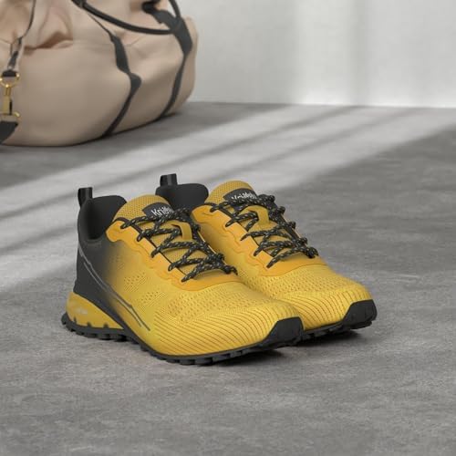 Men's Fashion Sneakers Lightweight Breathable Walking Shoes Tennis Cross Training Shoe Non Slip Trail Running Shoes