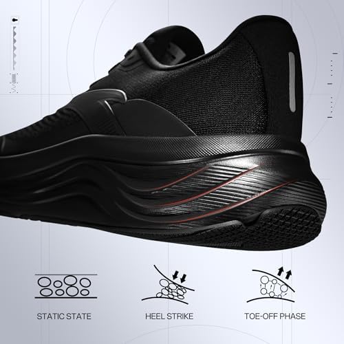 Men’s PG7 Running Shoes Cushioning Comfortable Breathable Athletic Workout Gym Cross Trainer Sports Sneakers