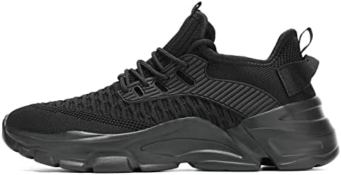 Men's Running Shoes Non Slip Breathable Lightweight Fashion Sneakers Slip Resistant Athletic Sports Walking Gym Work Shoes