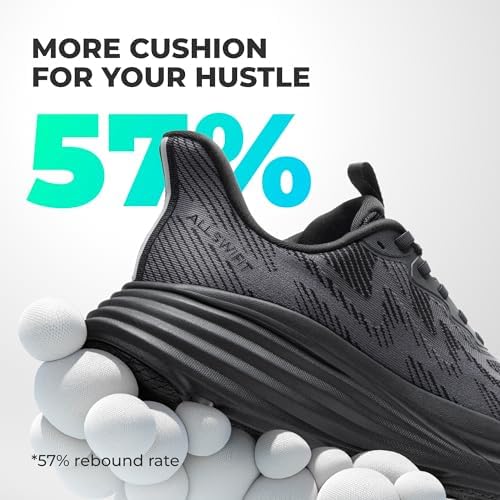 Men's Slip On Walking Shoes Hands-Free Cushion Running Tennis SwiftPlush Non-Slip Comfortable Workout Gym Athletic Fashion Sneakers