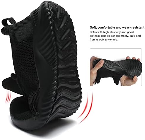 Men's Slip On Walking Shoes Ultra Light Breathable Non Slip Running Shoes Casual Fashion Sneakers Mesh Workout Sports