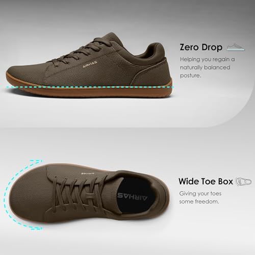Mens Barefoot Shoes Lightweight Walking Shoes Wide Toe Box Flexible Zero Drop Sneakers For Men Summer Minimalist Casual Shoes