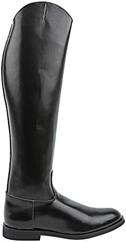 Mens Man Decent Dress Dressage Boots Pull On Riding English Equestrian Black