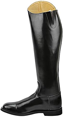 Mens Man Decent Dress Dressage Boots Pull On Riding English Equestrian Black