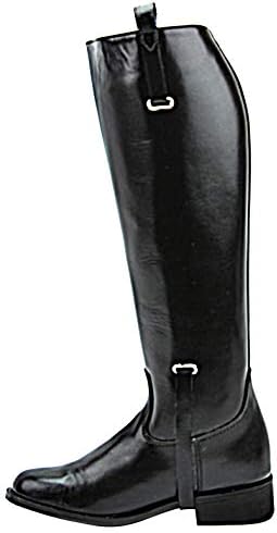 Mens Man Dignity Dress Dressage Horse Riding Boots Stylish Fashion Equestrian Pull On Black