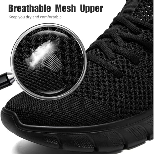 Mens Running Shoes Slip On Tennis Walking Sneakers Workout Athletic Lightweight Casual Sport Shoes