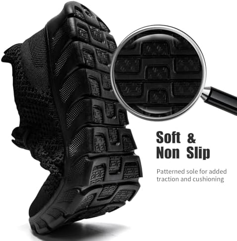 Mens Running Shoes Slip On Tennis Walking Sneakers Workout Athletic Lightweight Casual Sport Shoes