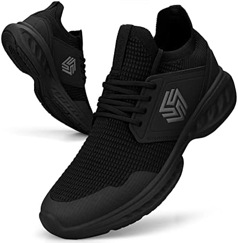 Mens Slip On Walking Shoes Non Slip Running Shoes Breathable Workout Shoes Lightweight Gym Sneakers