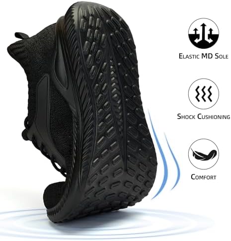 Mens Wide Sneakers Walking Shoes - Wide Slip On Tennis Shoes Lightweight Breathable Comfortable Running Shoes For Athletic Workout Gym Jogging And Casual Wear Wide Width
